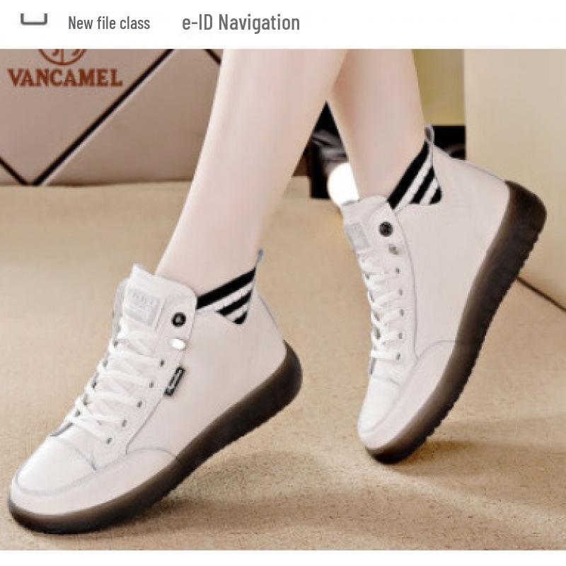 Winter 2024 Damen Trendige Dickbesohlte Fleecegefütterte Martin Boots
