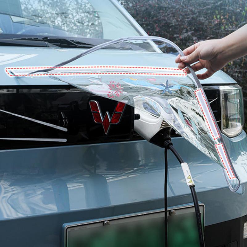 Electric Vehicle Charger Port Rainproof Dustproof Cover Outdoor Protection Covers Sedan Suv Car Accessories