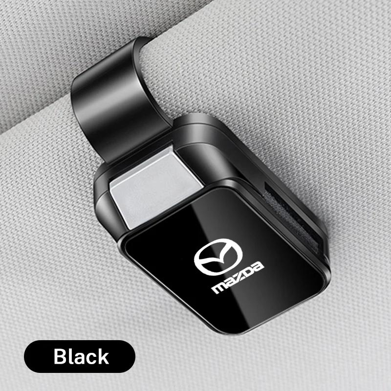 2025 Hot Car Sun Visor Glasses Clip Eyeglasses Storage Holder For Mazda 3 6 5 Atenza CX3 CX5 MX5 CX7 Axela CX30 CX90 CX60 CX50 A