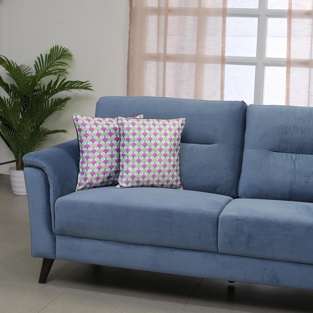 Polystainový povlak na polštář KOKO MAISON INC Talking Parrots (Balení po 5) | Zavírání klapkou | Digitální tisk