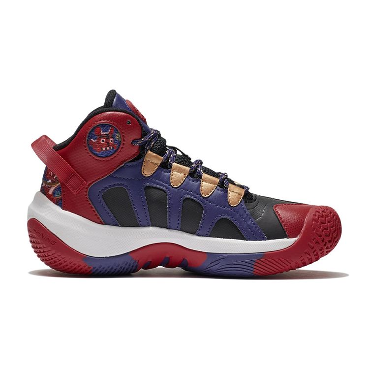 Li Ning Youth Pioneer Team 2.0 Stable Support Low-Top Basketball Shoes Kids sneaker Cinnabar-Red YKBS004-13