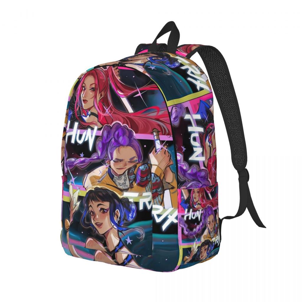 Kpop Łowcy Demonów Zoey Huntrix Plecak Dla Mężczyzn Kobiet Casualowy Studencki Turystyczny Podróżny Plecak Dzienny Torba na Ramię na Laptopa Sportowy