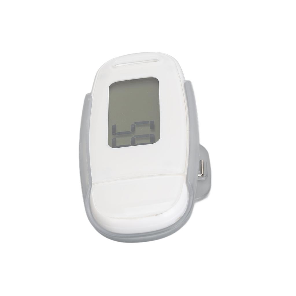 Schrittzähler, großer LCD-Bildschirm, wiederaufladbar über USB, präziser tragbarer leichter Schrittzähler mit Trageband