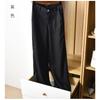 Thin Casual Slacks Slacks Thigh-high Waisted Straight Trousers