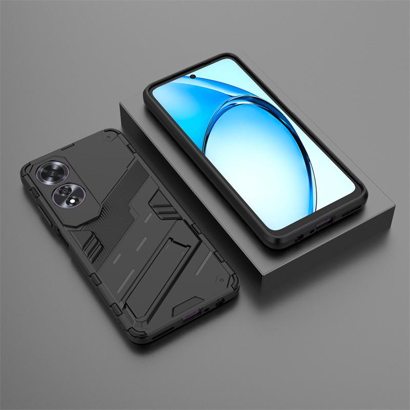 For OPPO A60 Case For OPPO A60 4G Cover Luxury Armor PC Bumper Shockproof TPU Silicone Protective Phone Back Cover For OPPO A60