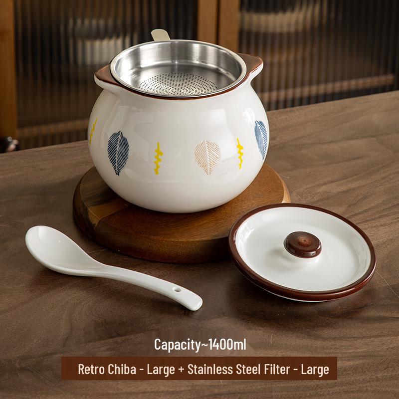 Japanese Ceramic Seasoning Jar with Lid and Spoon - Cute, High-Temperature Resistant Storage for Your Kitchen