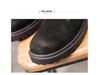 2024 High-Top British Martin Boots: Men’s Retro Cow Suede with Inner Height Increase and Thick Sole