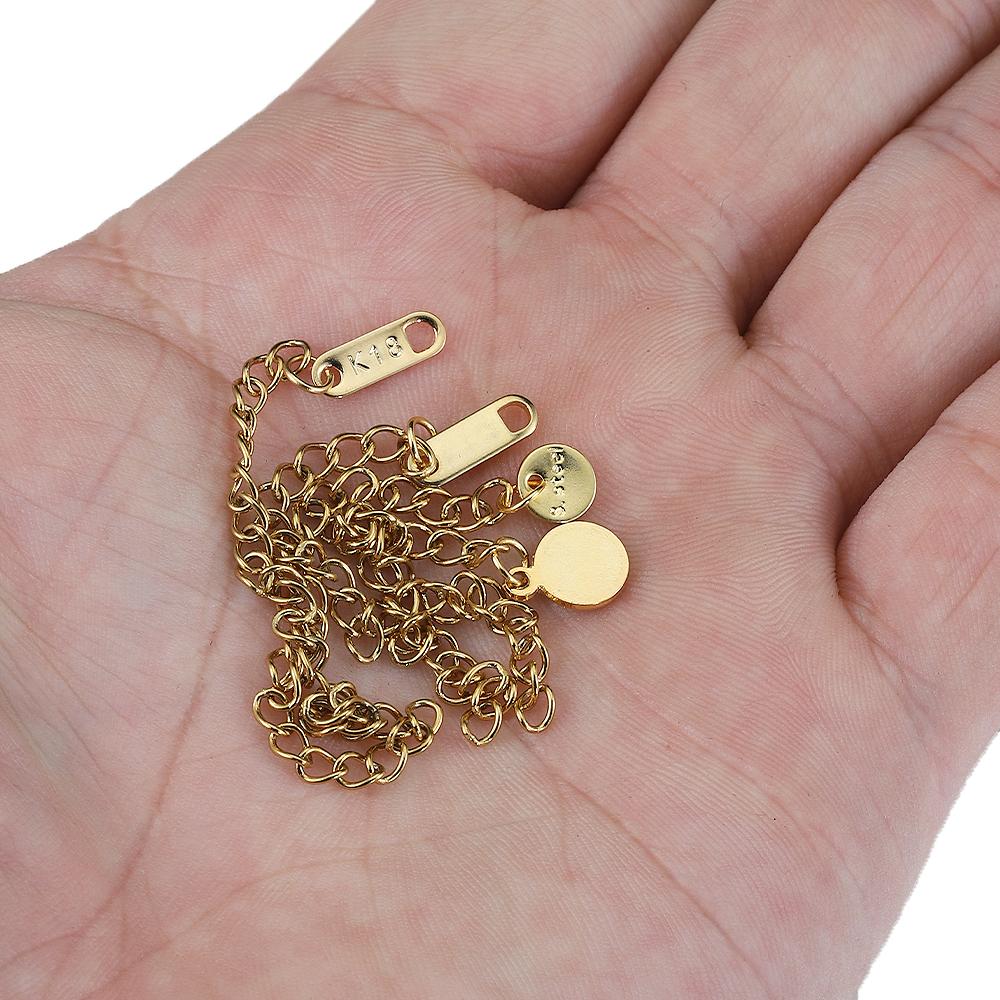 20pcs 10pcs 6cm Stainless Steel Extension Chain Extended Connector Tail Chain for Bracelet Necklace DIY Jewelry Making Findings