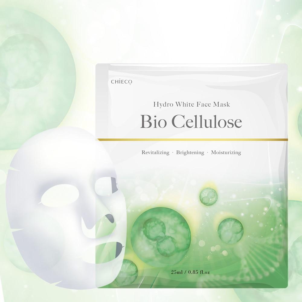Hydration & Whitening – Face Mask by GINZA-TOMATO, Hydro White Bio-Cellulose (10 Sheets)