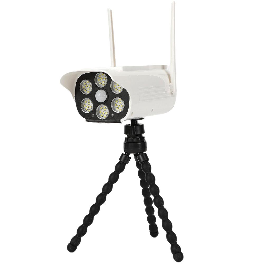 Solar Powered Virtual Camera Safety Light, Two-way Fixture, Multi Style Motion Sensor Waterproof Fence Outdoor Platform Floodlight
