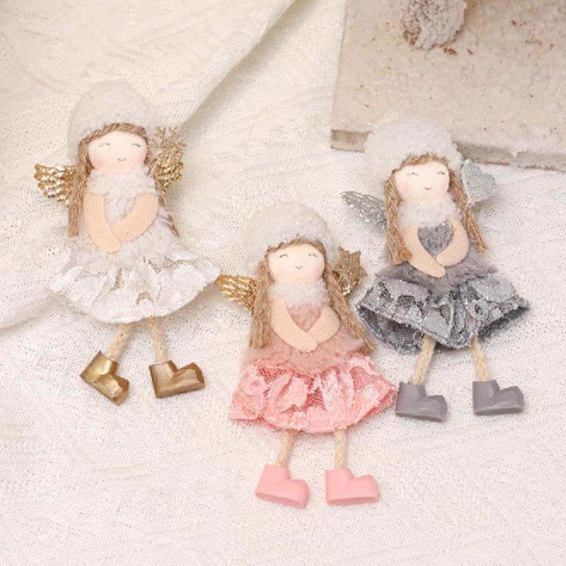 Christmas Doll Ornament Christmas Decoration 2025 Christmas Tree Hanging Pendant New Year Angel Doll Festival Gift for Children