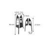 4Pcs For Lexus CT200h 2011-2017 Carbon Fiber Interior Door Cover Trim