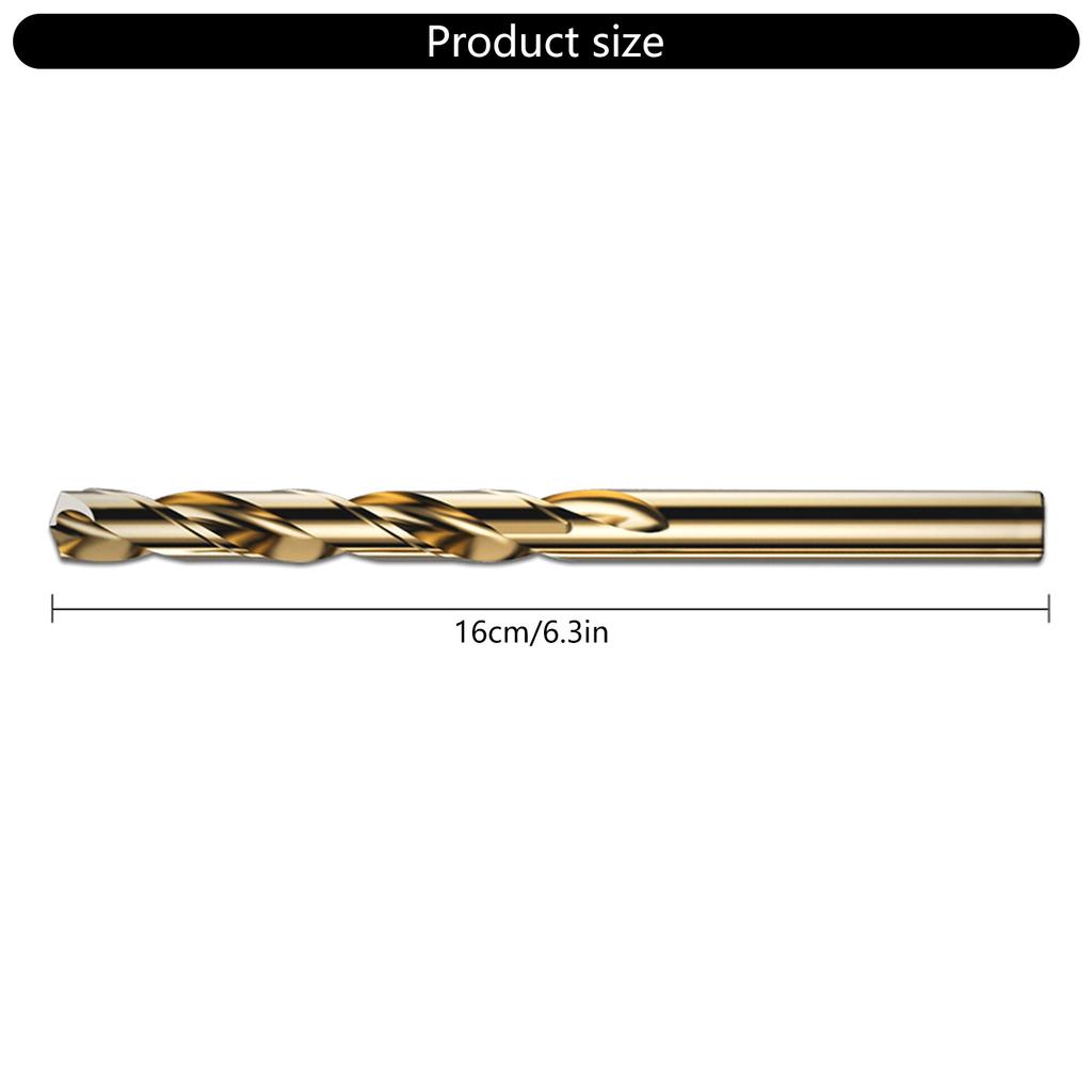 Round Shank Reduced Twist Drill Bits Cobalt HSS Hole Cutter Drilling Tool For Wood Iron Stainless Steel Aluminum Metal