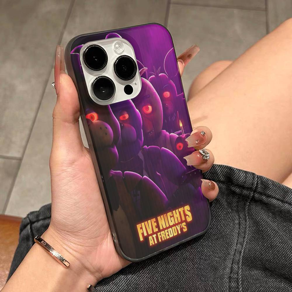 Five-Nights-At-Freddys For IPhone 17 16 15 Plus Pro Max 12 14 Plus 11 13 Wave Corrugated Stripe Funda Phone Cover