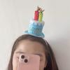Hair Accessories Birthday Hairband  Candle Happy Birthday Korean Style Headband Cake Colorful Women Hair Hoop Headwear