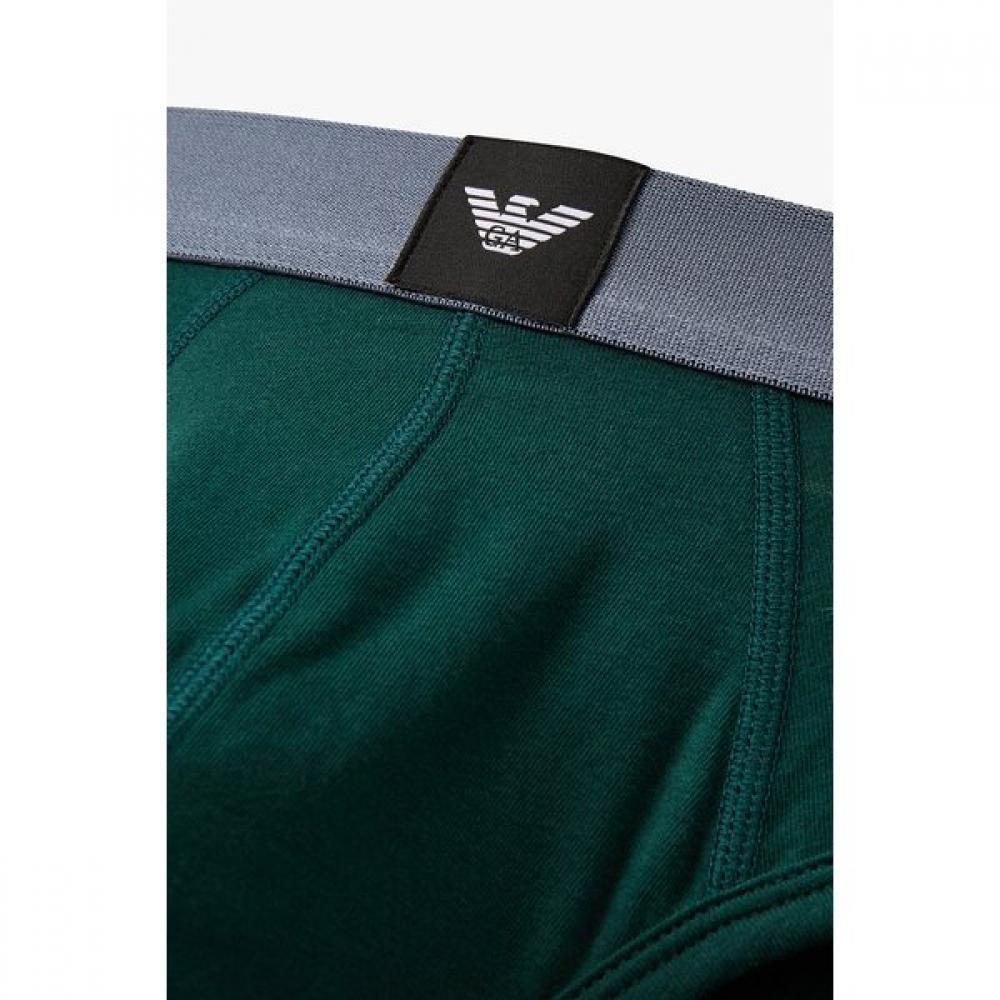 Emporio Armani Men S Cotton Brief With Eagle Patch