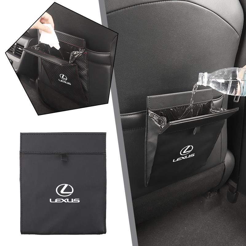 Car Seatback Waste Bag Trash Pocket Garbage Pouch Accessories For Lexus UX250h RX450h CT200h RX400h NX300h RX350 RX300 GX470 IS3