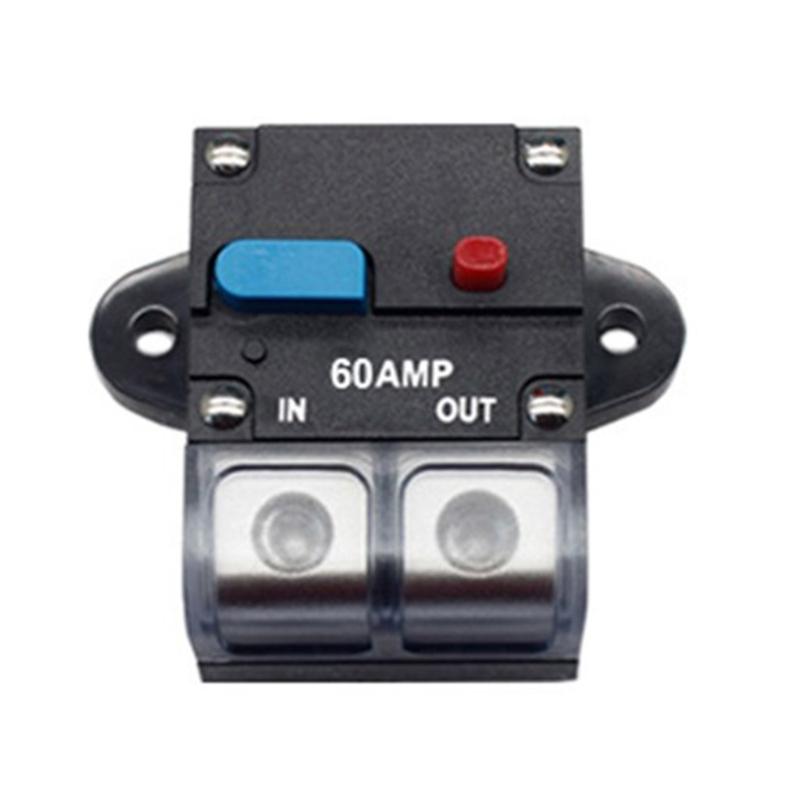 Circuit Breaker 12V-48VDC 50-300Amp for Trailer Vehicles Stereo Audios Solar System Inline Waterproof Solar Breaker