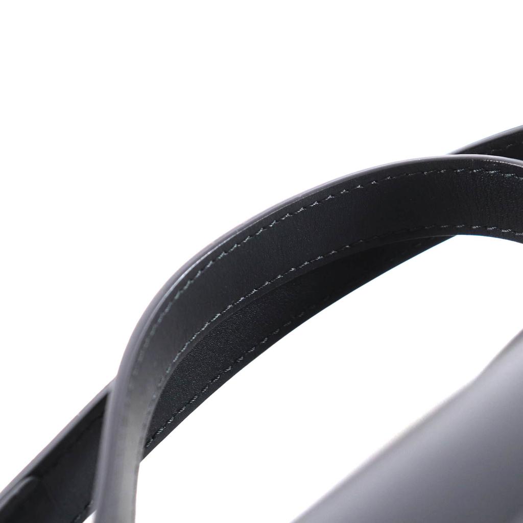 Great Chloe Shoulder Bag NACHA Black Leather Women CHC22WS122l91001 Used