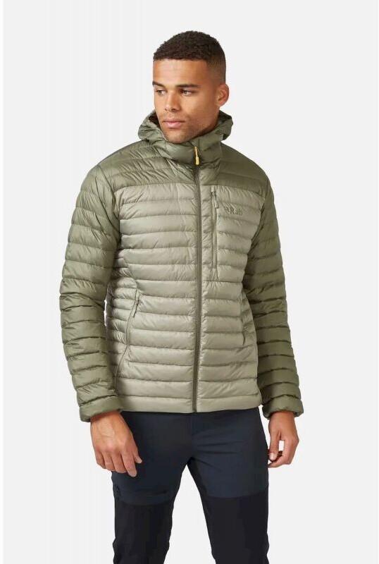 Куртка Rab Microlight Alpine Down Jacket Men light khaki/stone
