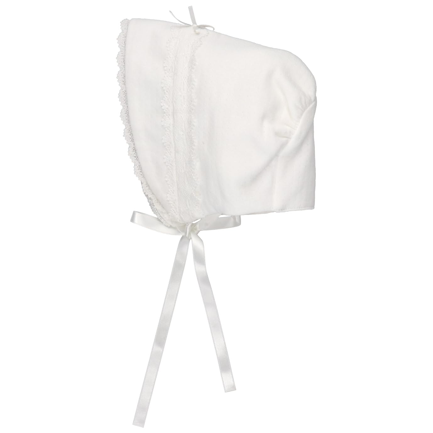 Baby Castle Hat with Elegant Made in Japan Hood, Lace,