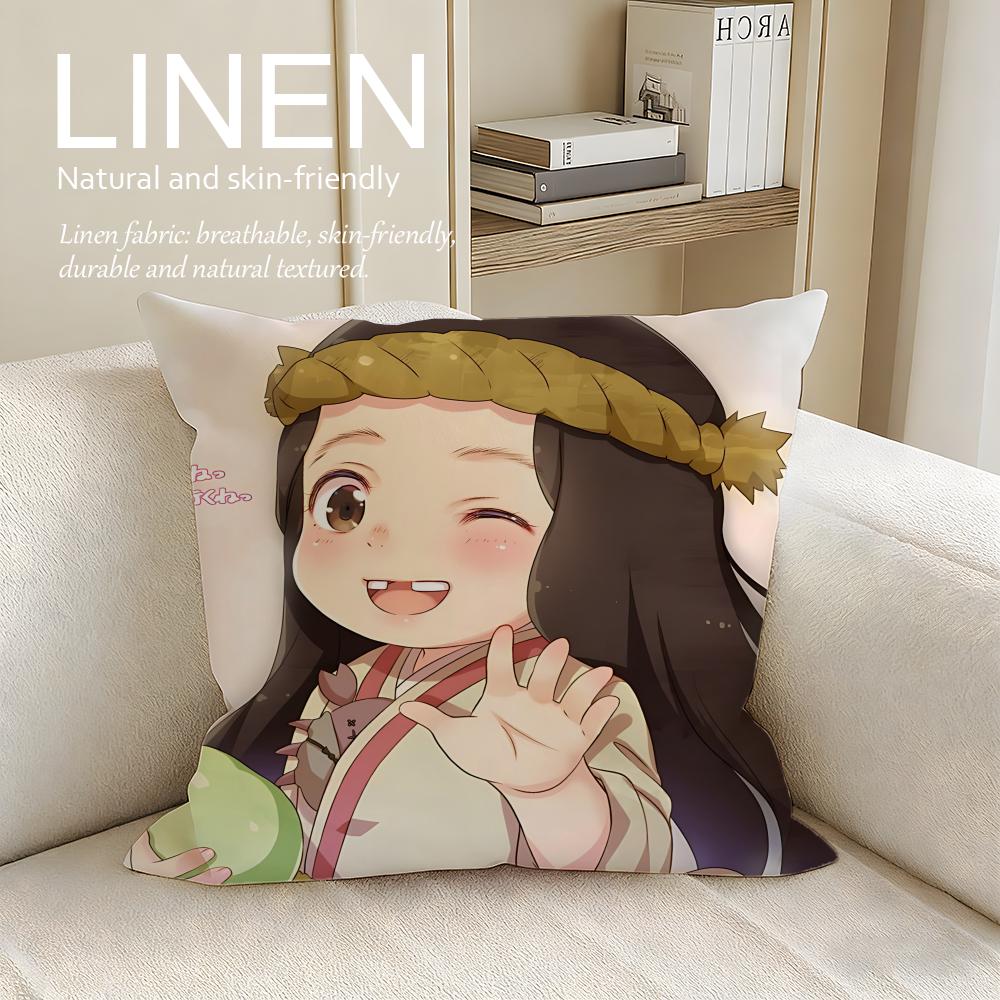Anime To Your Eternity Cushion Cover Pillowcase Set Pcs x x Breathable Washable Sofa Cushion Cover