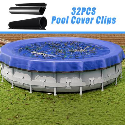 Überirdische Poolabdeckungsclips Winddicht Sicherer Halt 4,7 Zoll Stahlwand Winter-Poolabdeckungsclips Für Gartenfreunde Anfänger