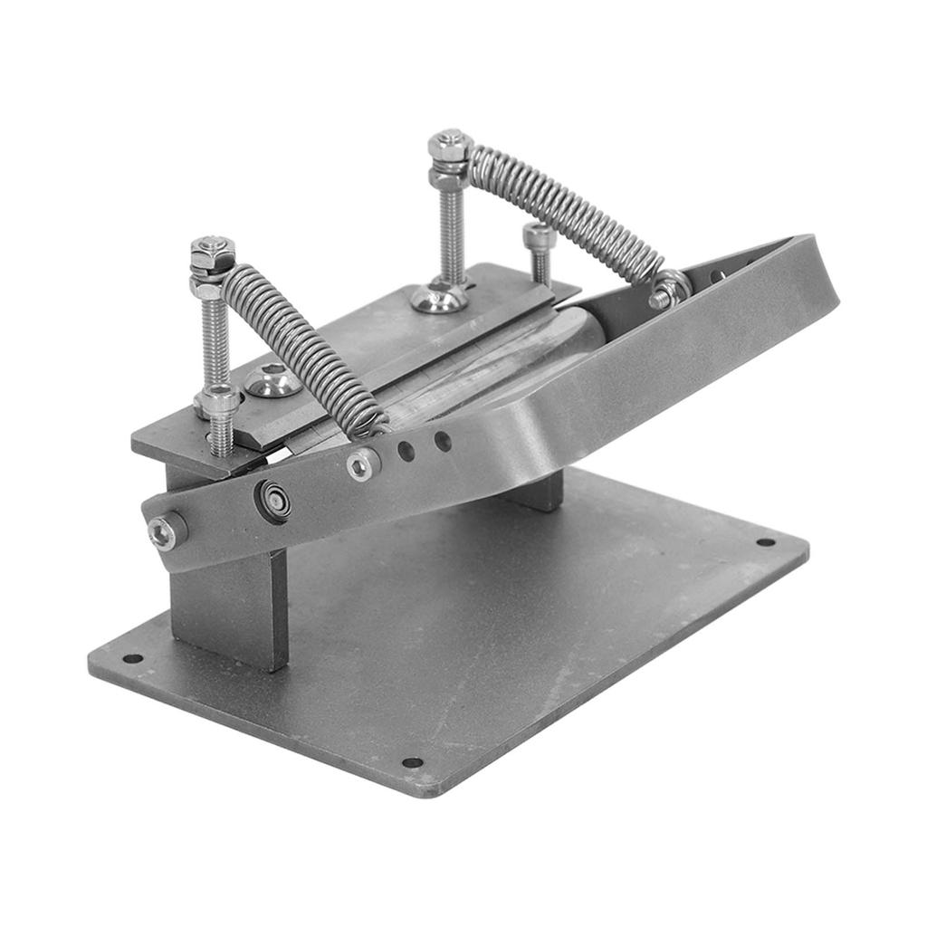 Manuell Lærskrellingsmaskin DIY Lettvekt Rustfritt Stål Nøyaktig Skjæring Lærspalter