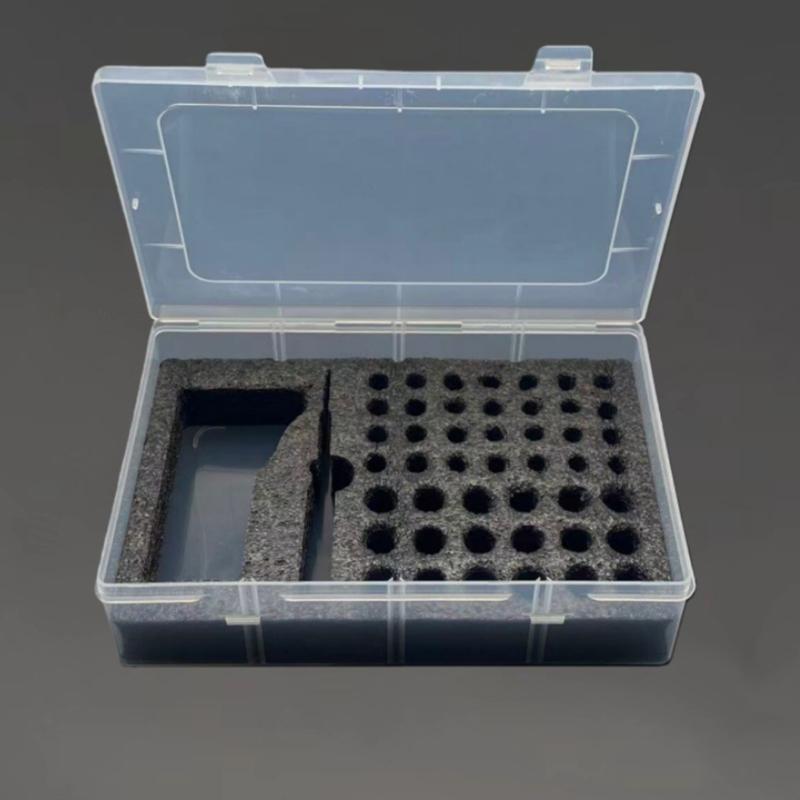 Premium Battery Storage Case With Precise Dividers For Standard Small Cells And Tight Seal