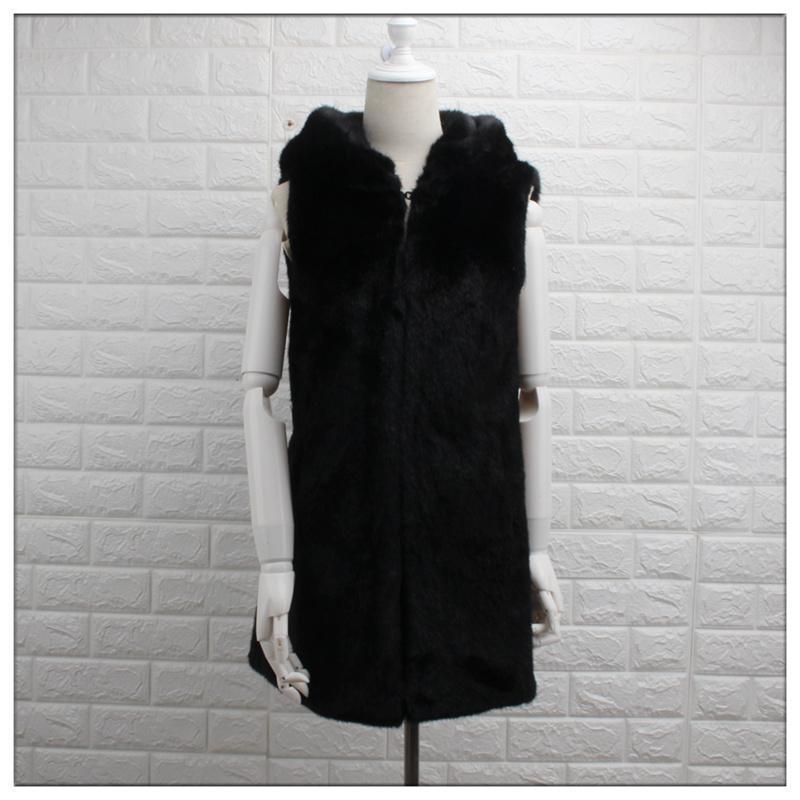 

Жилет из искусственного меха женский средней и длинной длины на осень и зиму новый жилет из искусственной норки плюшевый жилет жилет женский XXL