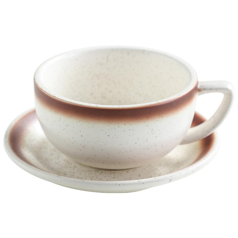 Tasse à Fleurs Zeta 320CC Tasse Japonaise Assiette Tasse à Café Européenne Assiette Grande Capacité Set de Tasses Créatives