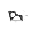 For Porsche Panamera 2010-2016 Carbon Fiber Headlight Switch Button Panel Cover
