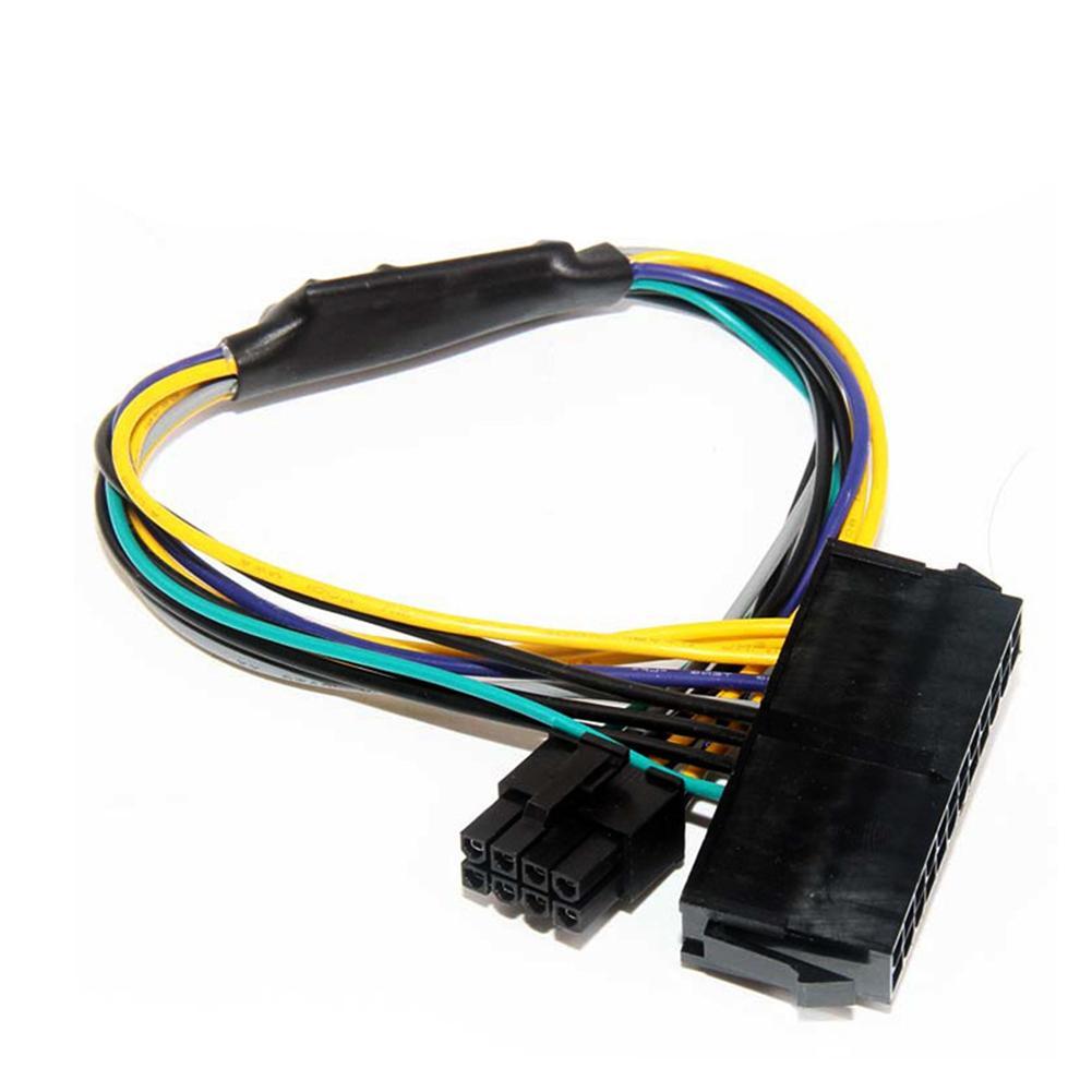 24 Pin To ATX PSU Power Adapter Cable Compatible 7020 With Precision DELL 30cm T1700 9020 Y8I0