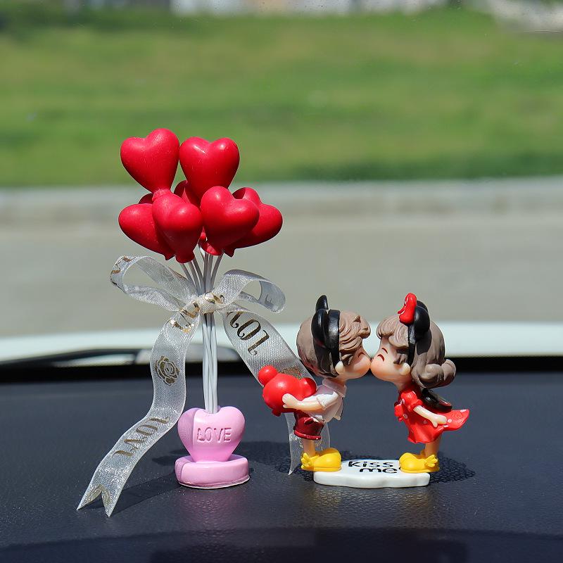 Rozkošné dekorace zpětného zrcátka do interiéru auta pro ženy