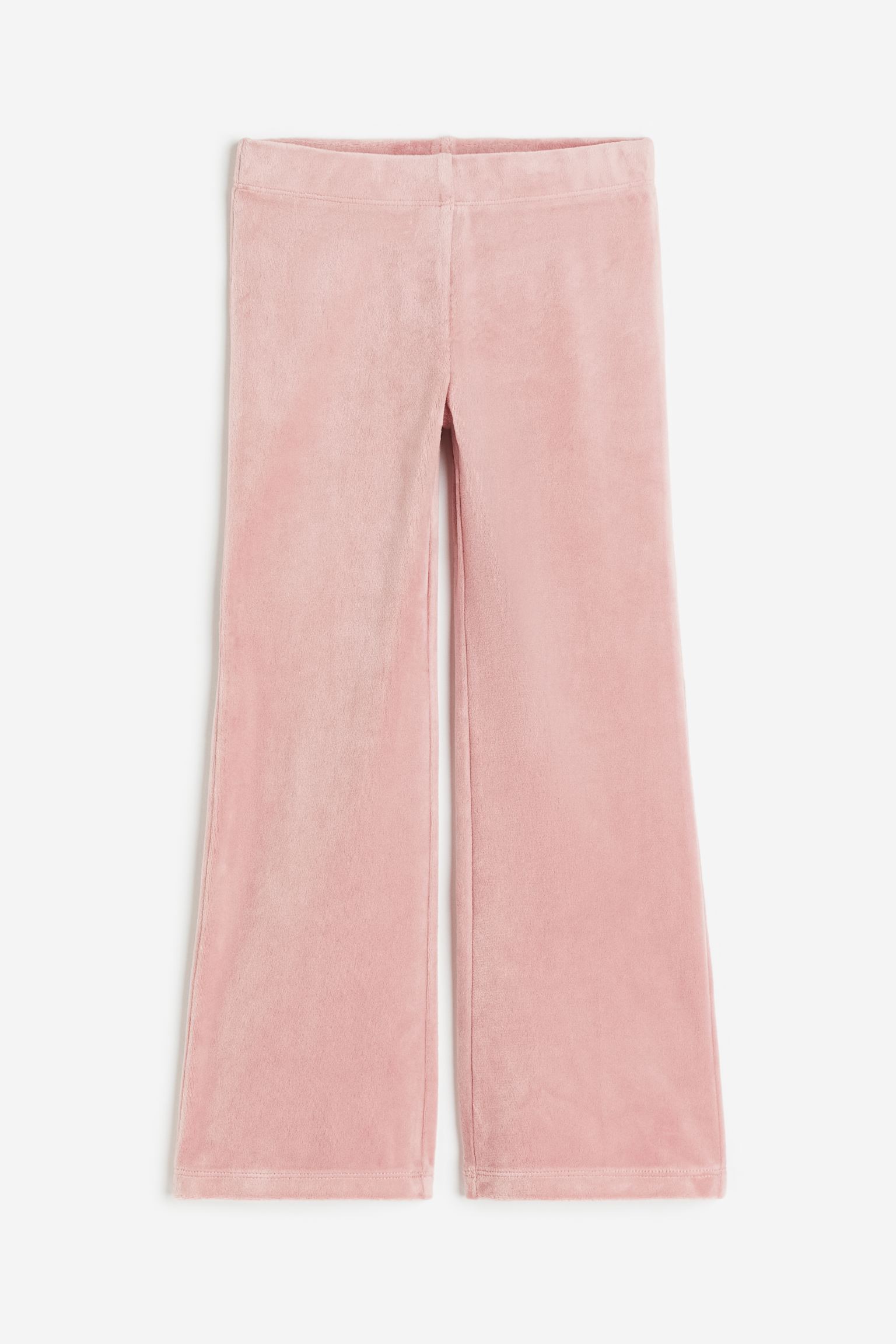 

Flared velour leggings