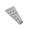 50pcs 54384 Wedge Plate 6 X 3 Left Bricks Collections Bulk Modular GBC Toy For Technical MOC Set Buildings Blocks Compatible