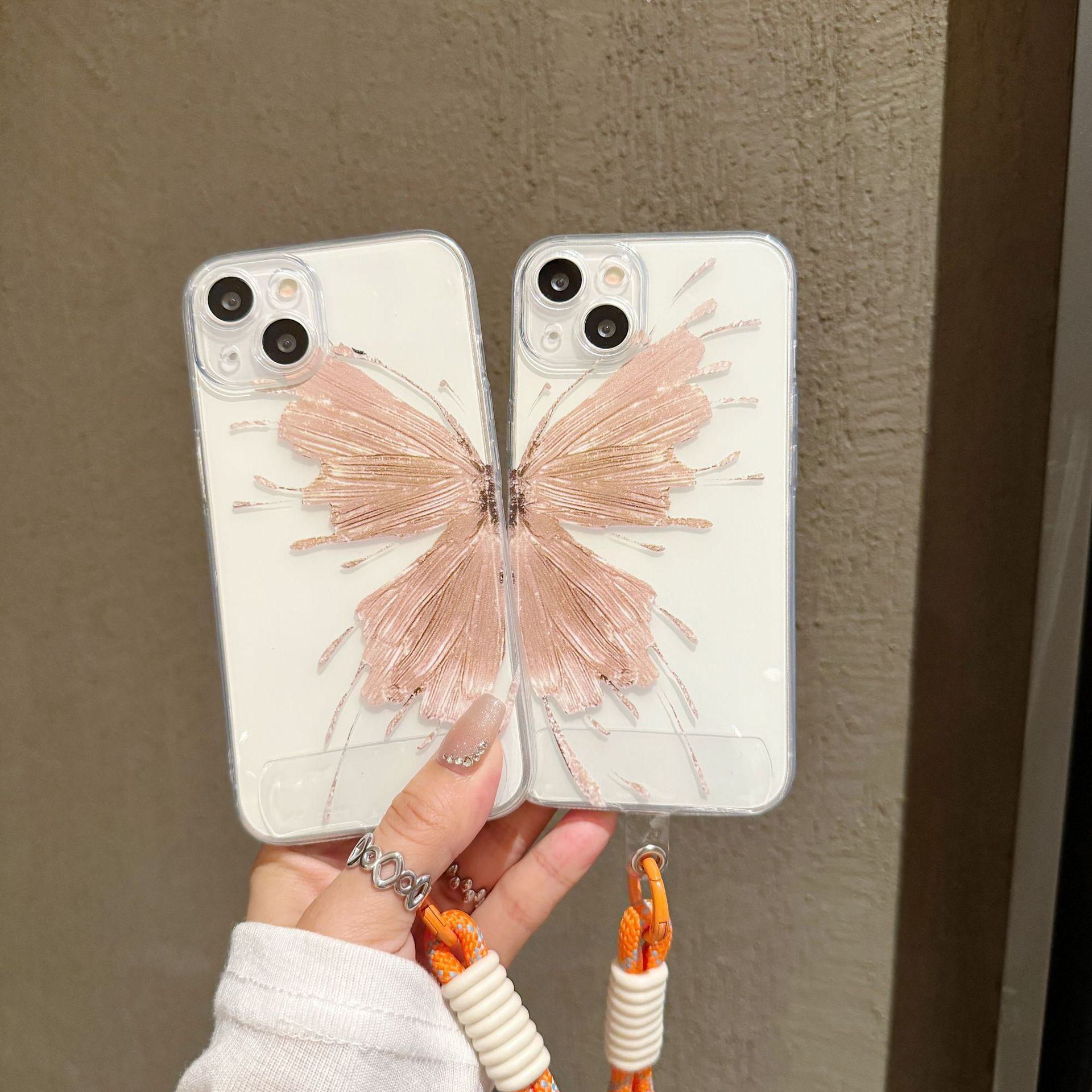 

Golden butterfly accessories for Apple 15-11 Pro Max, XR, XS Max. iPhone 7 Plus