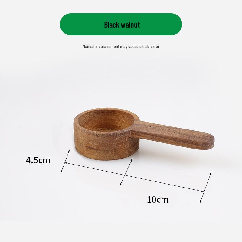 Wooden Coffee Measuring Spoon 8g/10g - Black Walnut & Beech, Long/Short Handle
