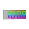 INS Personality LED Large Character Colorful Bedside Alarm Clock - Simple, Fashionable Design with Large Screen Display