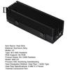 Computer SSD Heatsink M.2 2280 2 Heat Pipes Thermal Silicone Pad Aluminum Alloy Temperature Reduction Grill NVMe Solid State Drive Hard Disk