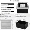 Concealed Silver Pop-up Thailand Desktop Power Socket 16A US Standard for Office Desk