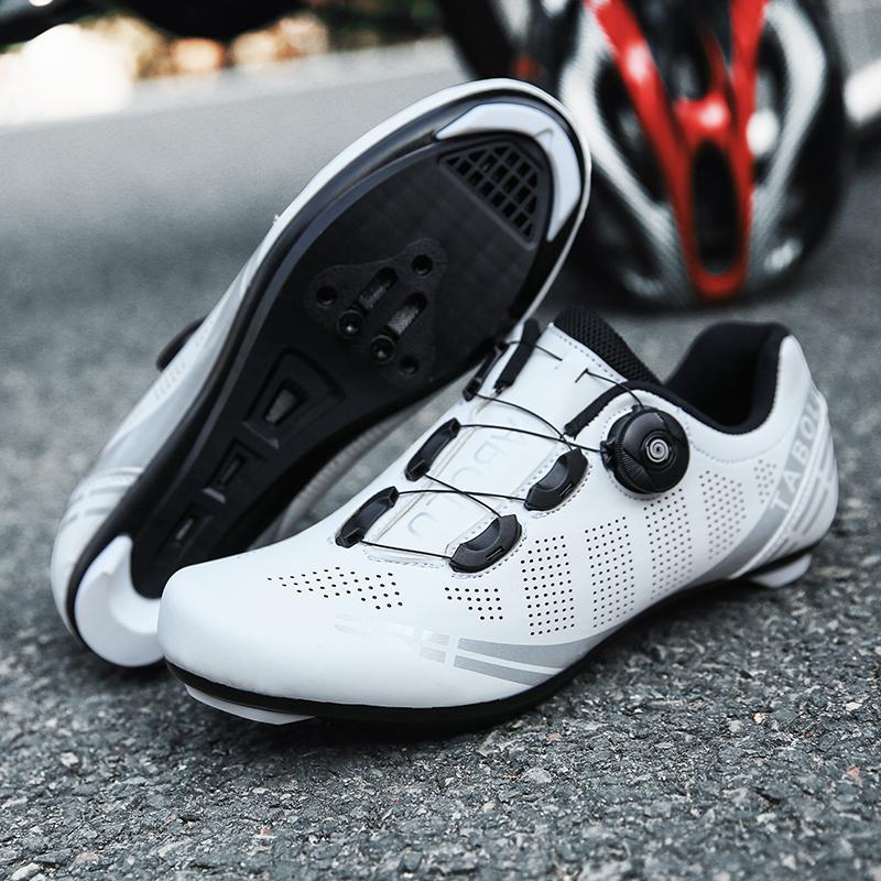 Leisure road bike lock shoe set cycling shoes summer breathable hard bottom mountain unlocked bicycle shoes help