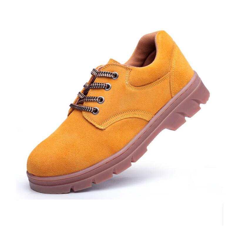 Bofuniao Breathable Cowhide Safety Work Shoes 39