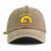 1pz Cappellino da Baseball Lavato con Stampa CAMMELLO per Adulti, Stile Retro Minimalista Casual Morbido Regolabile Cappello da Papà, Perfetto Come Regalo