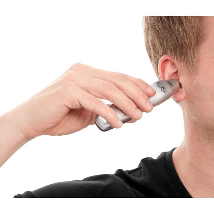 Beard Travel Kit - WAHL - TRAVEL KIT - Battery-powered Trimmer - Nose/ear Hair Trimmer - 6 Settings - Grey