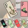 Frog Skateboard Cute Kawaii Phone Case for Samsung Galaxy note 10 pro S26 Ultra S23 S24 FE S25 S21 S22 PLUS shockproof Cove