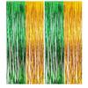 Color-Block Tinsel Curtain 1x2m - Festive Background for Christmas, Halloween, and Birthdays