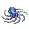 3D Printed Octopus Ornament Creative Animal Landscape Decorations Simulated Octopus Desktop Home Model Party Children's Gift