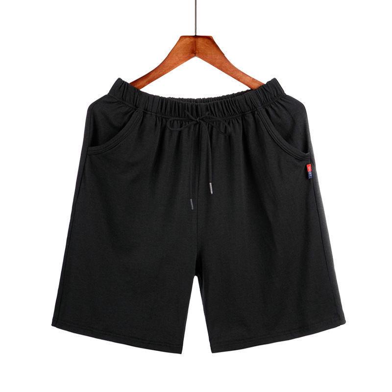 Men's Combed Cotton Casual Loose Five-Point Sleepwear Shorts - Summer Plus Size