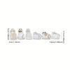 Transparent Cat Hair Storage Box Pet Fur Keepsake Capsule For DIY Crafts Memorial Gift For Pet Lovers Home Display Handmade Deco